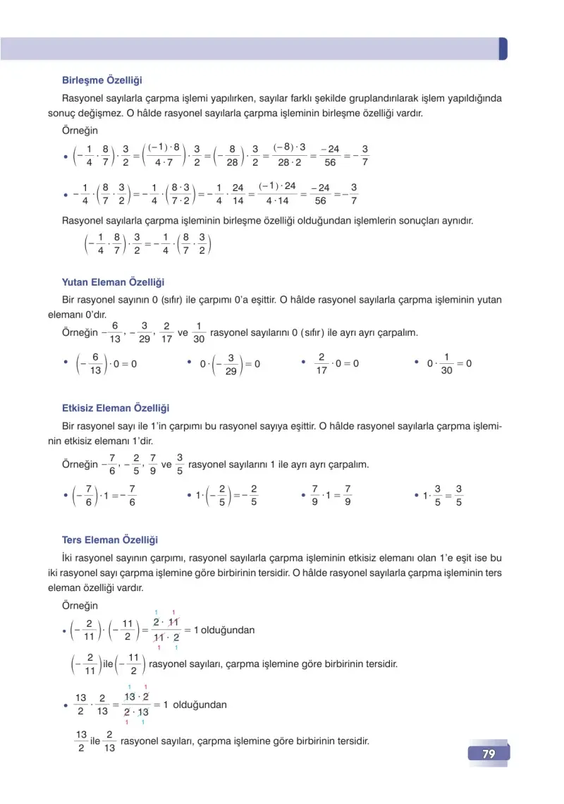 7. Sınıf Matematik Ders Kitabı Cevapları Edat Yayınları Sayfa 79