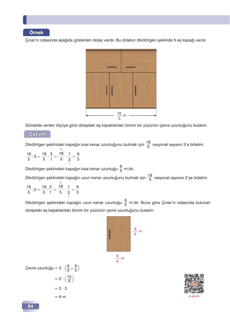 7. Sınıf Matematik Ders Kitabı Cevapları Edat Yayınları Sayfa 84