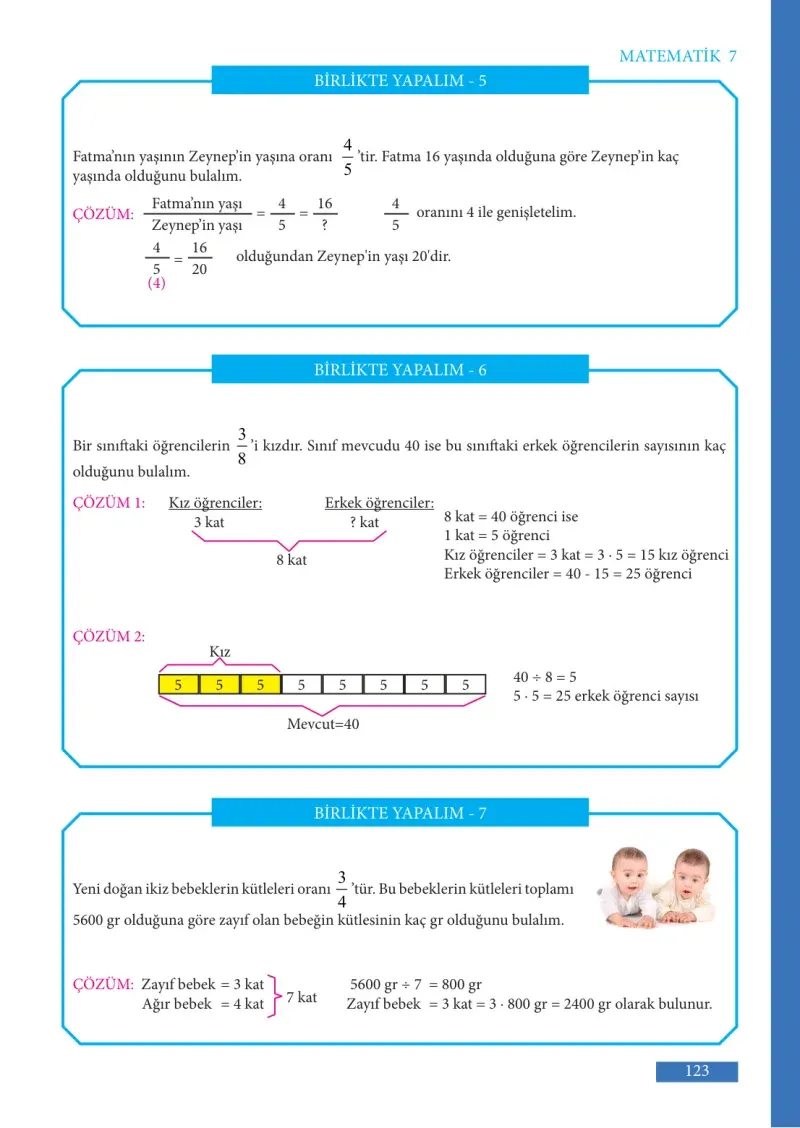 7. Sınıf Matematik Ders Kitabı Cevapları Meb Yayınları Sayfa 123
