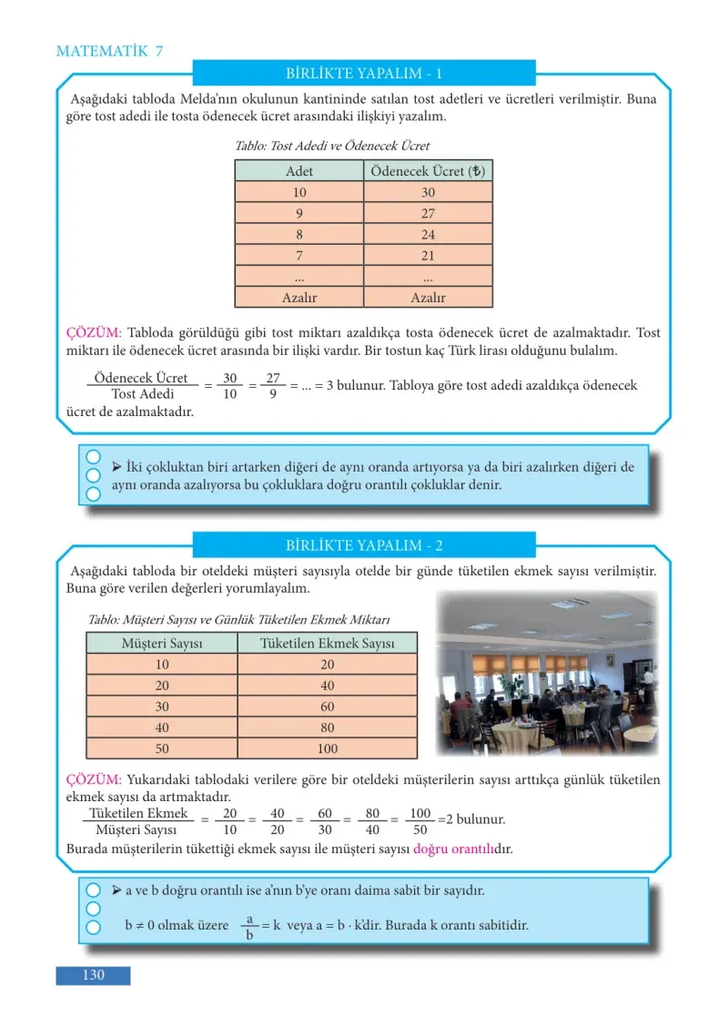 7. Sınıf Matematik Ders Kitabı Cevapları Meb Yayınları Sayfa 130