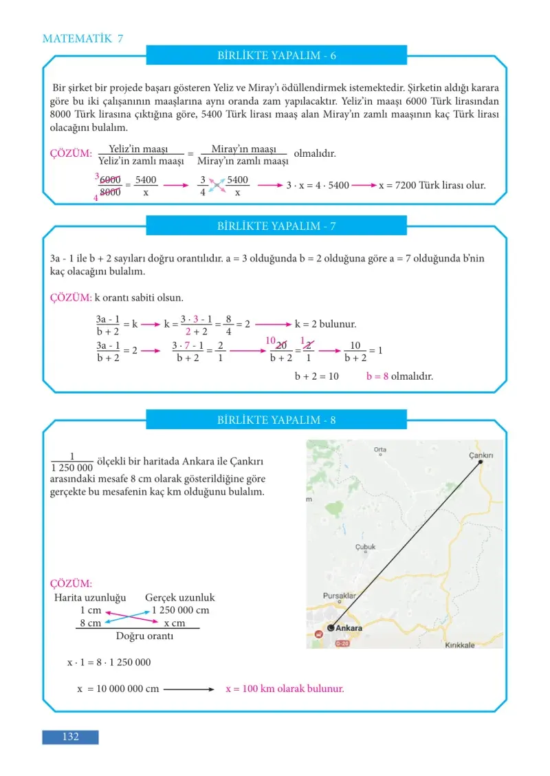 7. Sınıf Matematik Ders Kitabı Cevapları Meb Yayınları Sayfa 132