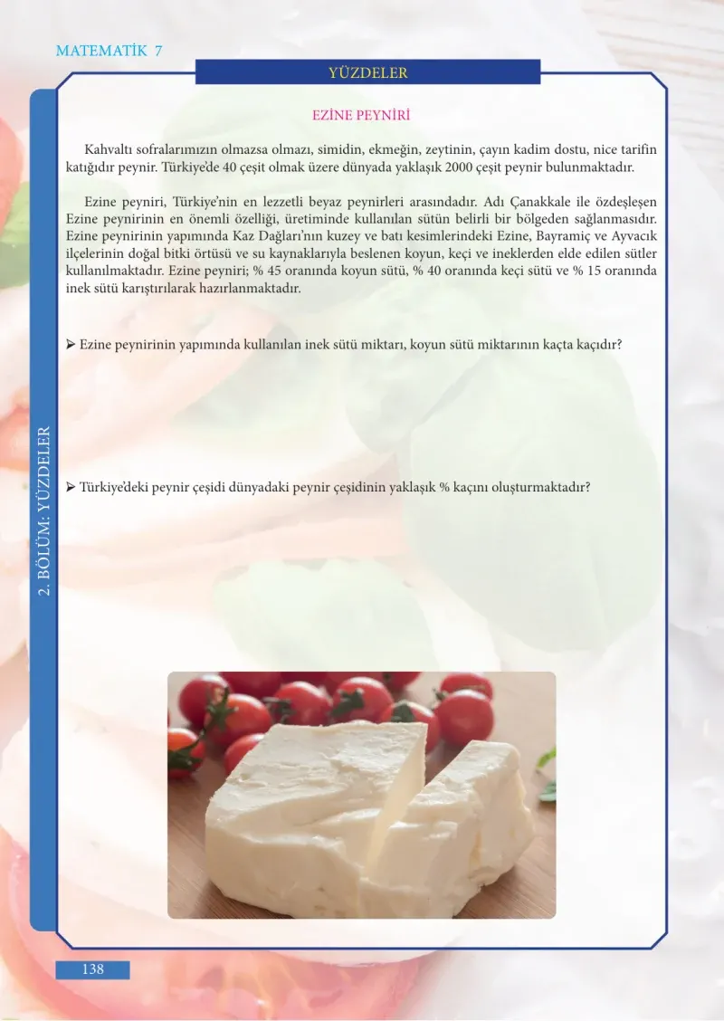 7. Sınıf Matematik Ders Kitabı Cevapları Meb Yayınları Sayfa 138