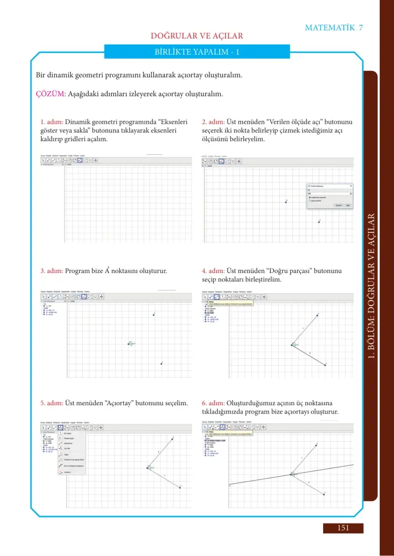 7. Sınıf Matematik Ders Kitabı Cevapları Meb Yayınları Sayfa 151