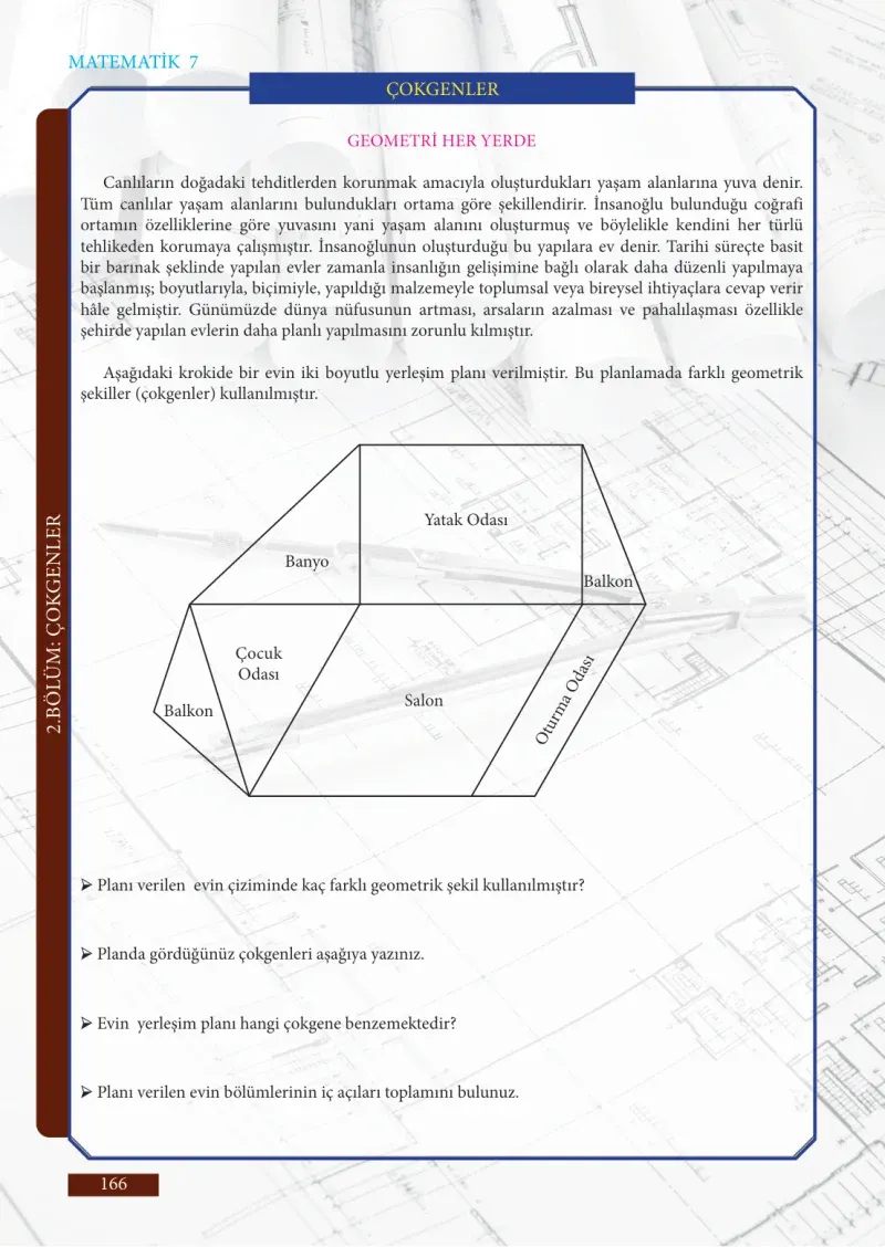 7. Sınıf Matematik Ders Kitabı Cevapları Meb Yayınları Sayfa 166