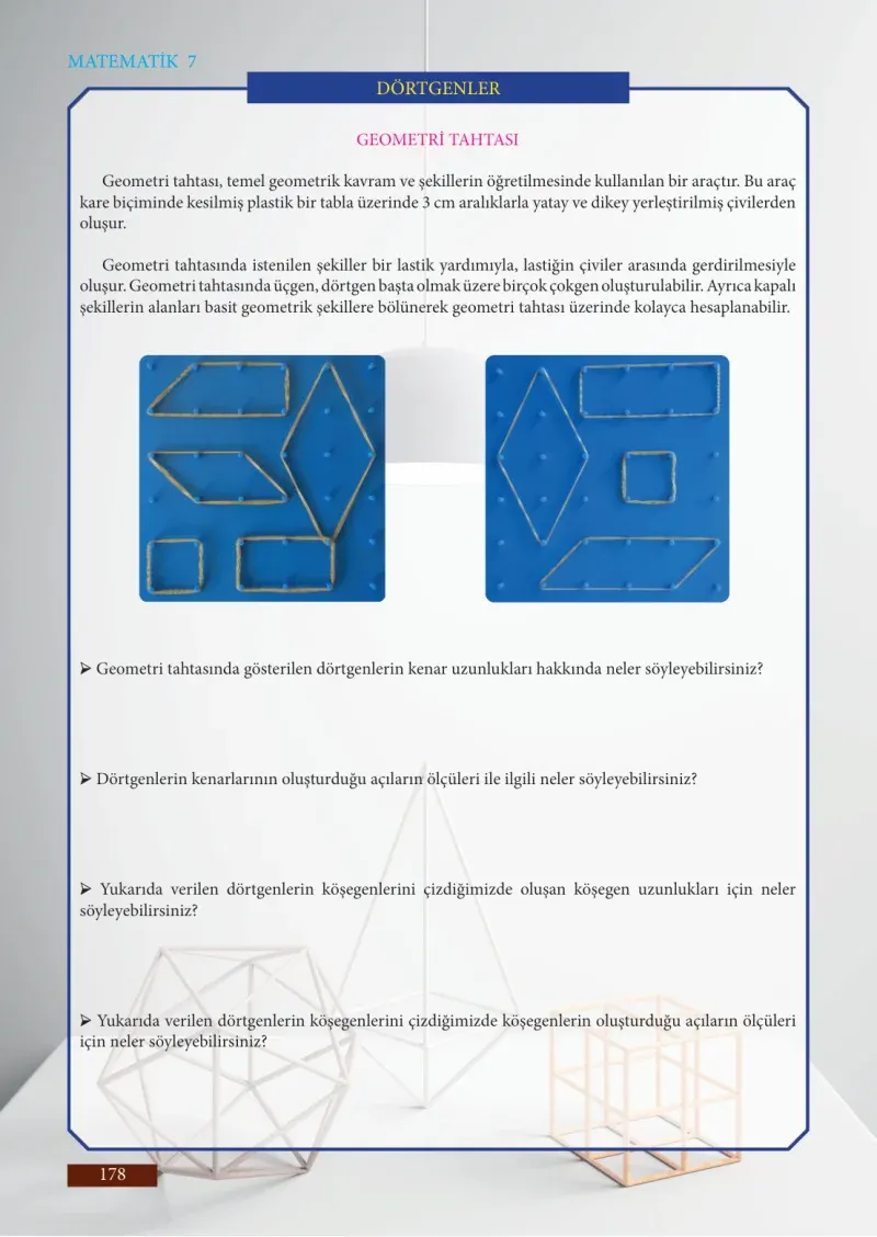 7. Sınıf Matematik Ders Kitabı Cevapları Meb Yayınları Sayfa 178