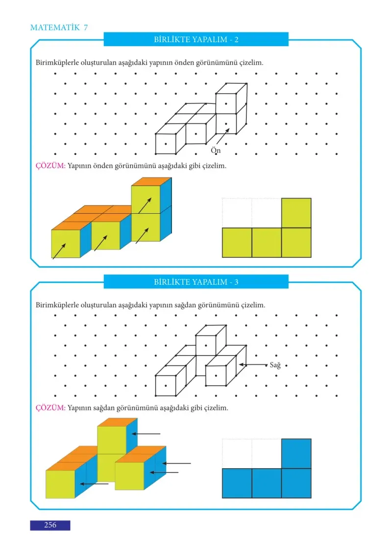 7. Sınıf Matematik Ders Kitabı Cevapları Meb Yayınları Sayfa 256