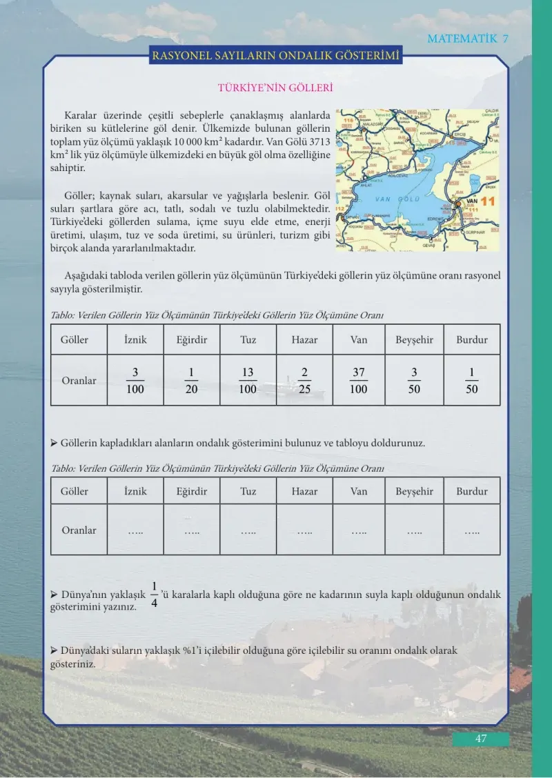 7. Sınıf Matematik Ders Kitabı Cevapları Meb Yayınları Sayfa 47