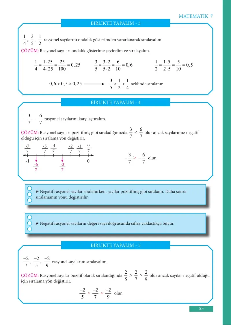7. Sınıf Matematik Ders Kitabı Cevapları Meb Yayınları Sayfa 53