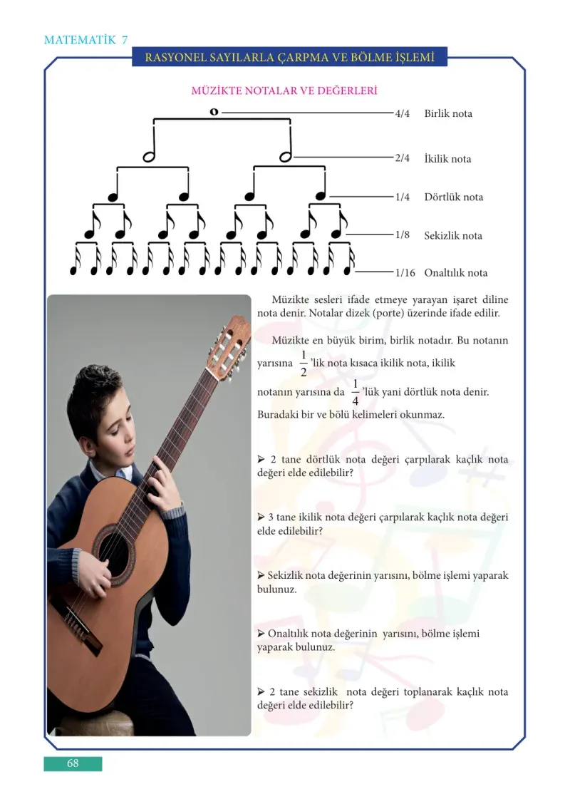 7. Sınıf Matematik Ders Kitabı Cevapları Meb Yayınları Sayfa 68