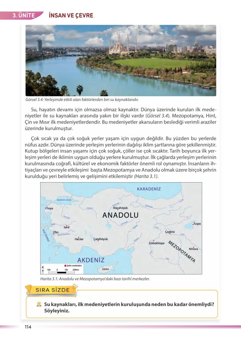 7. Sınıf Sosyal Bilgiler Ders Kitabı Cevapları Meb Yayınları Sayfa 114