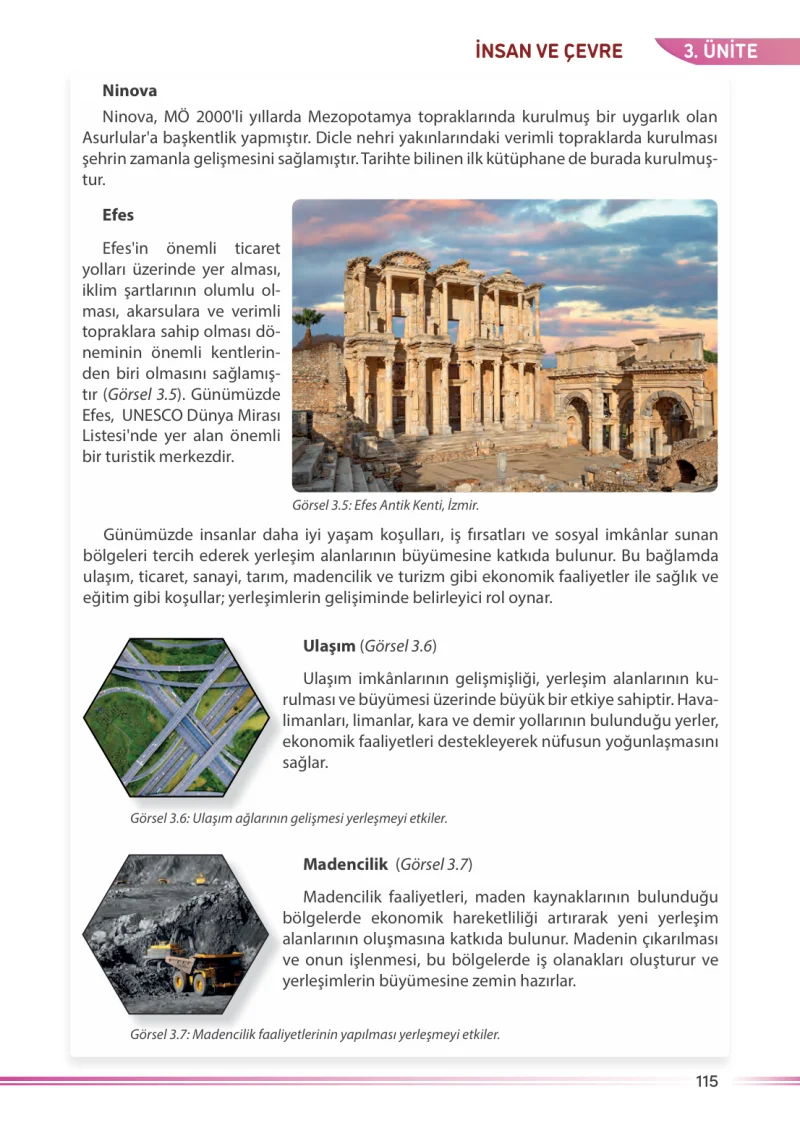 7. Sınıf Sosyal Bilgiler Ders Kitabı Cevapları Meb Yayınları Sayfa 115