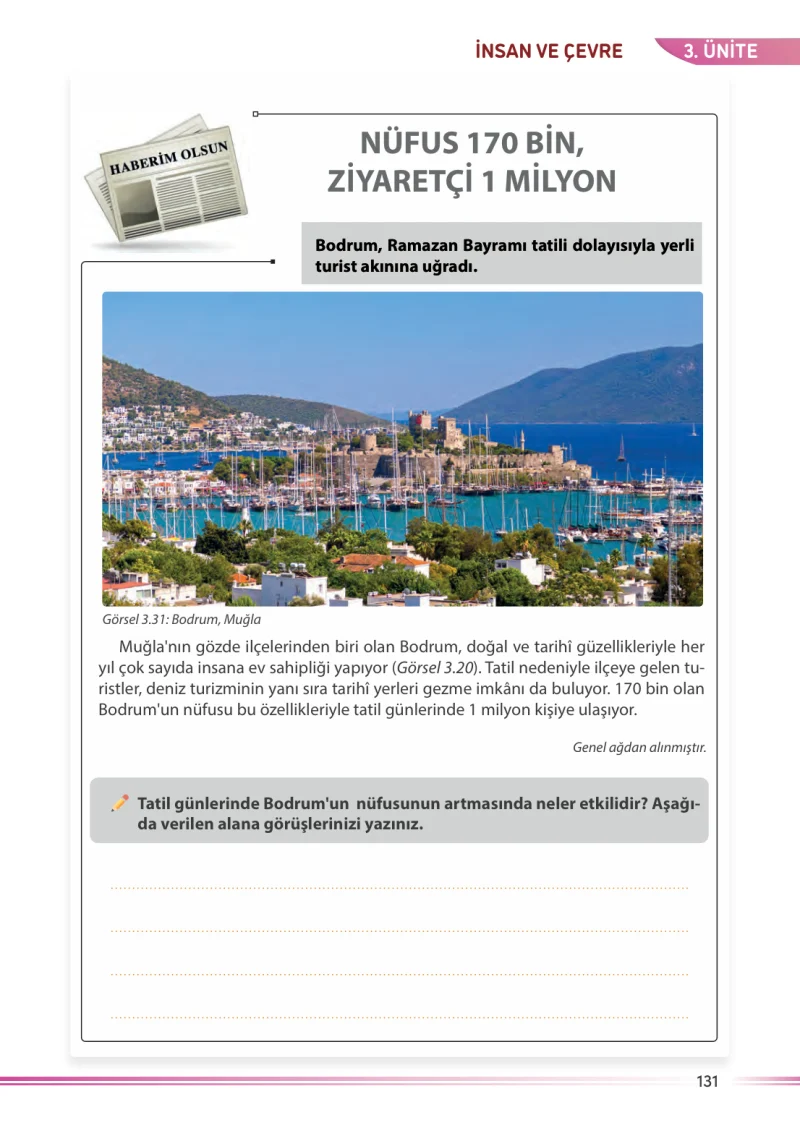 7. Sınıf Sosyal Bilgiler Ders Kitabı Cevapları Meb Yayınları Sayfa 131