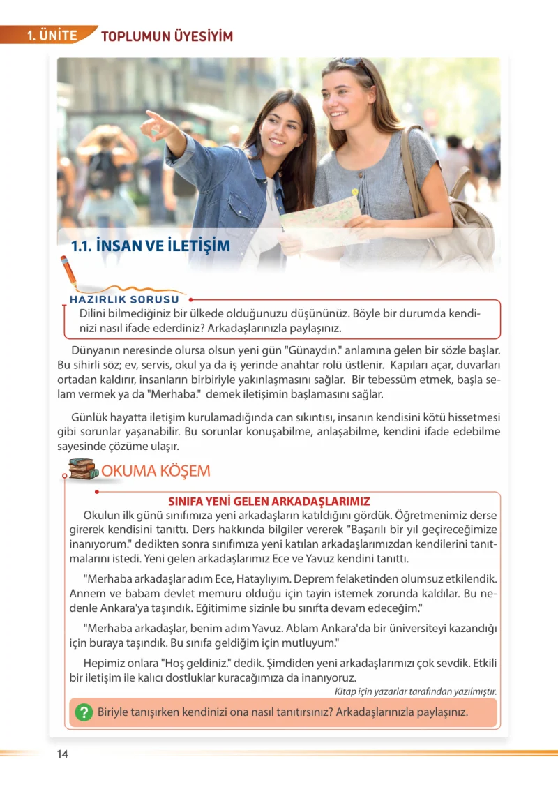 7. Sınıf Sosyal Bilgiler Ders Kitabı Cevapları Meb Yayınları Sayfa 14