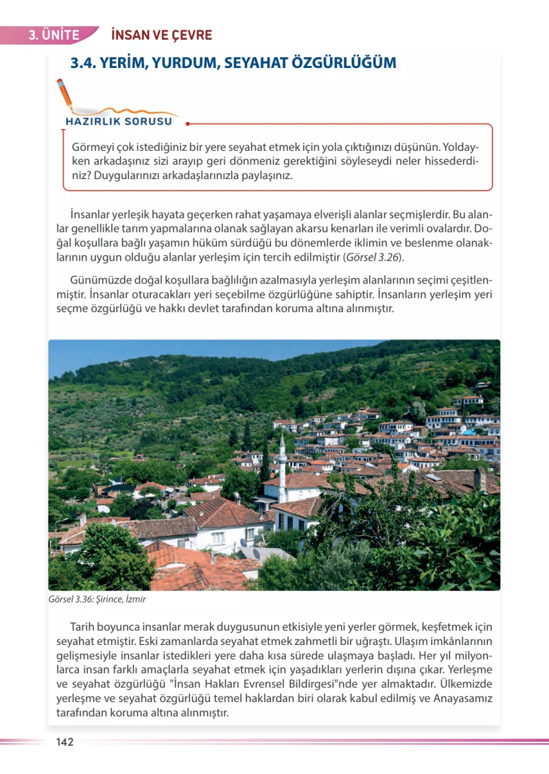 7. Sınıf Sosyal Bilgiler Ders Kitabı Cevapları Meb Yayınları Sayfa 142