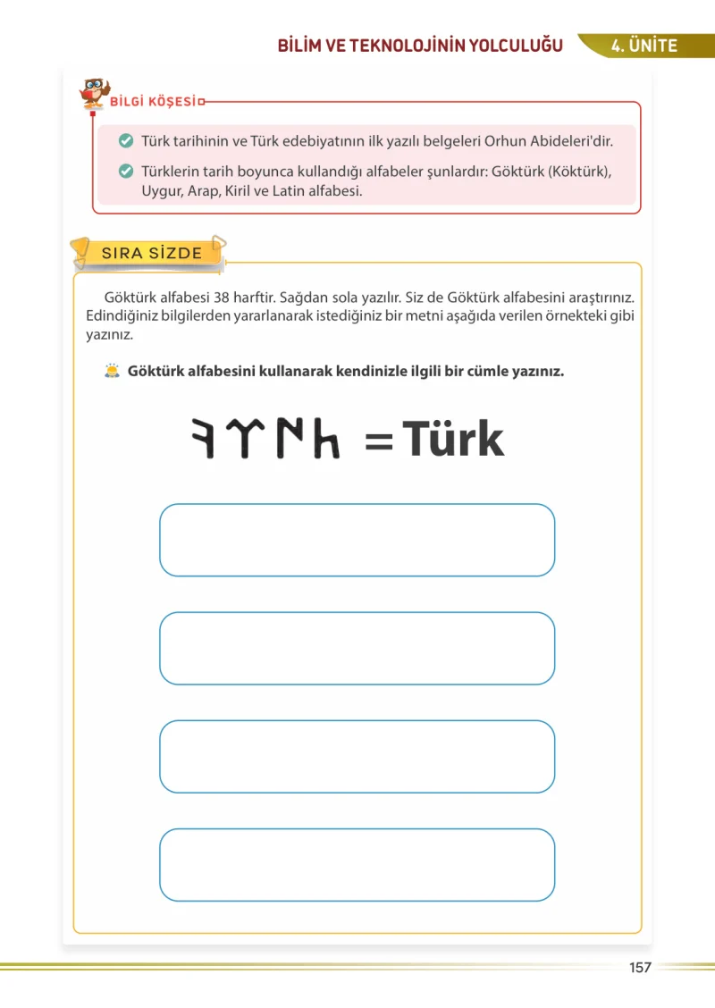 7. Sınıf Sosyal Bilgiler Ders Kitabı Cevapları Meb Yayınları Sayfa 157