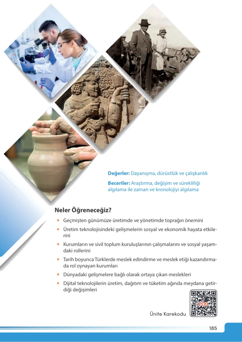 7. Sınıf Sosyal Bilgiler Ders Kitabı Cevapları Meb Yayınları Sayfa 185