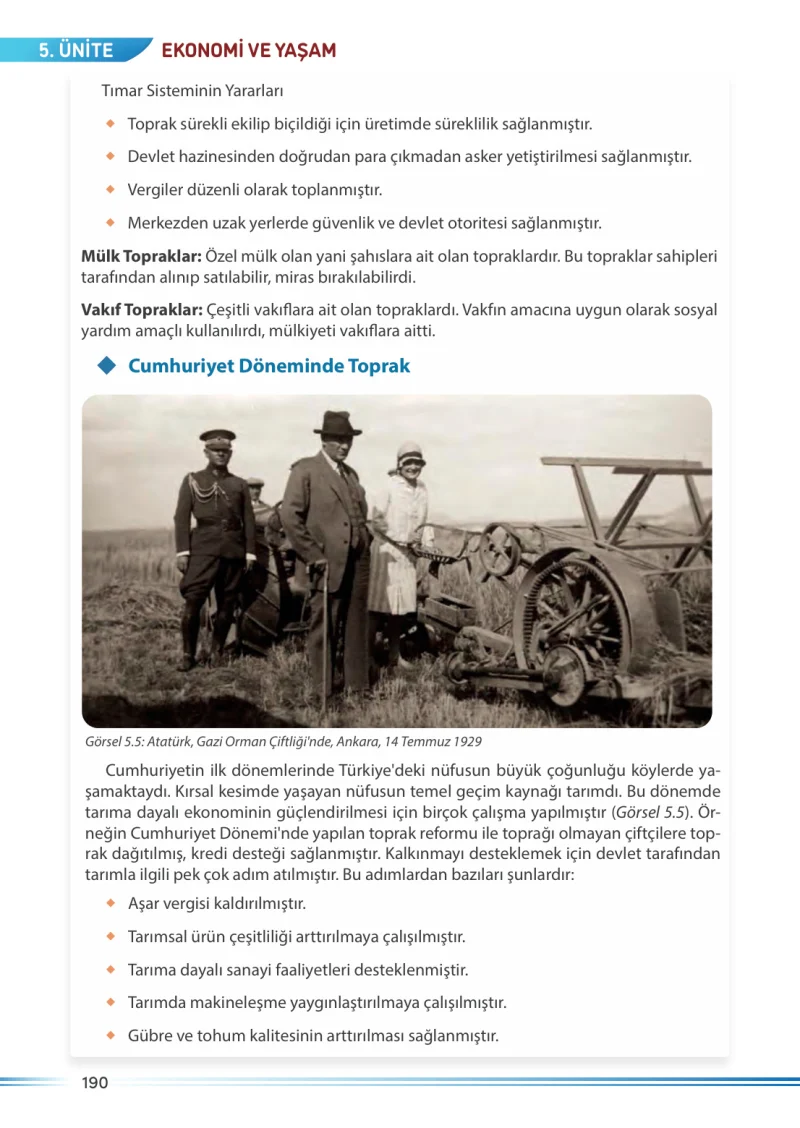7. Sınıf Sosyal Bilgiler Ders Kitabı Cevapları Meb Yayınları Sayfa 190