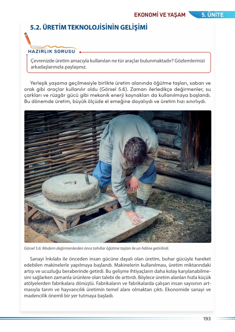 7. Sınıf Sosyal Bilgiler Ders Kitabı Cevapları Meb Yayınları Sayfa 193