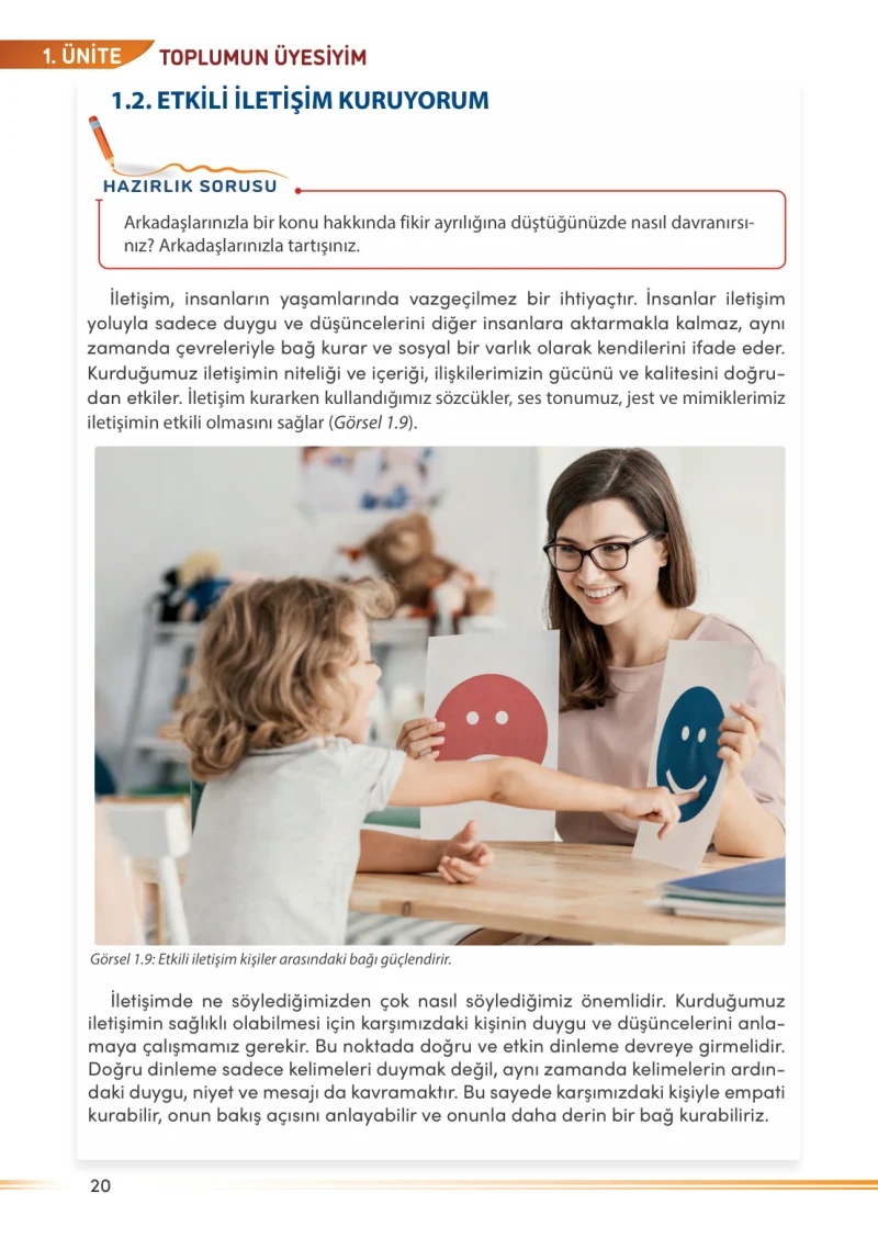 7. Sınıf Sosyal Bilgiler Ders Kitabı Cevapları Meb Yayınları Sayfa 20