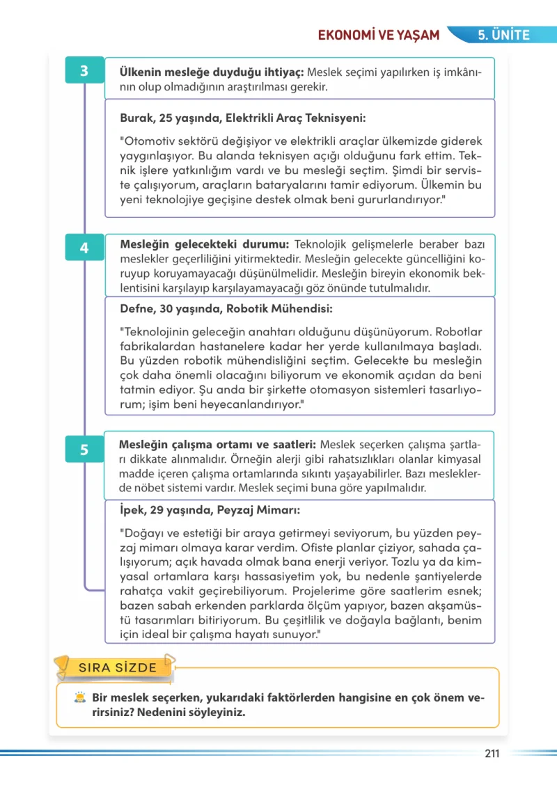 7. Sınıf Sosyal Bilgiler Ders Kitabı Cevapları Meb Yayınları Sayfa 211