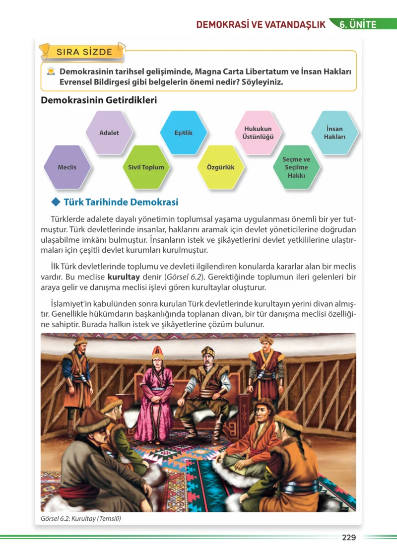 7. Sınıf Sosyal Bilgiler Ders Kitabı Cevapları Meb Yayınları Sayfa 229