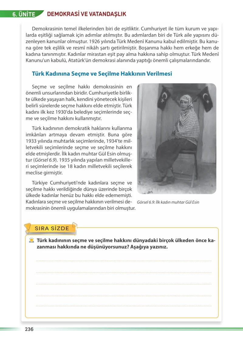 7. Sınıf Sosyal Bilgiler Ders Kitabı Cevapları Meb Yayınları Sayfa 236
