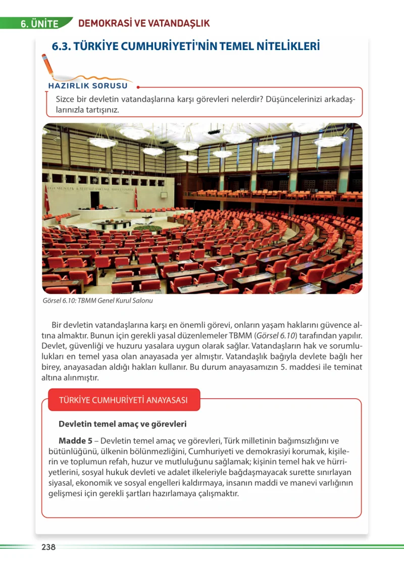 7. Sınıf Sosyal Bilgiler Ders Kitabı Cevapları Meb Yayınları Sayfa 238