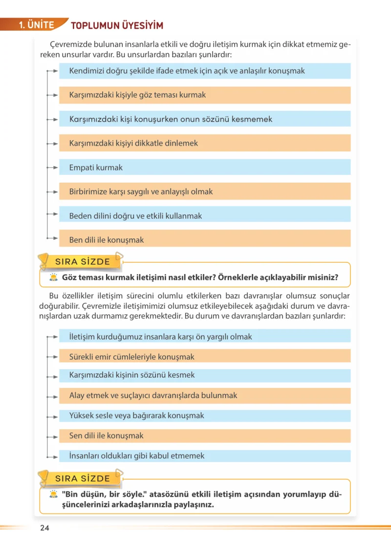 7. Sınıf Sosyal Bilgiler Ders Kitabı Cevapları Meb Yayınları Sayfa 24