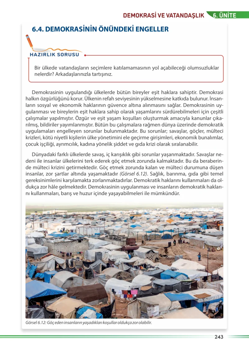 7. Sınıf Sosyal Bilgiler Ders Kitabı Cevapları Meb Yayınları Sayfa 243