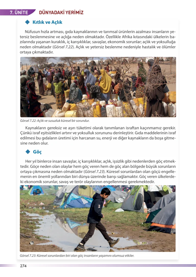 7. Sınıf Sosyal Bilgiler Ders Kitabı Cevapları Meb Yayınları Sayfa 274