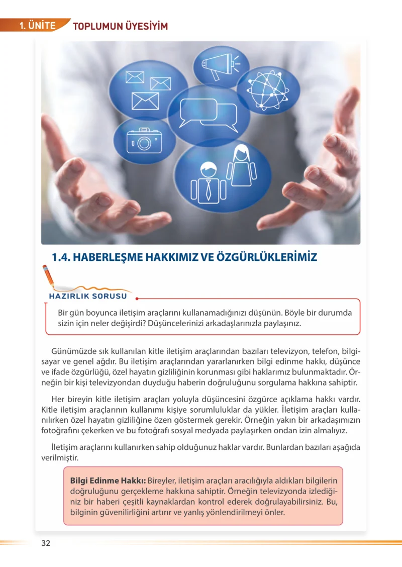 7. Sınıf Sosyal Bilgiler Ders Kitabı Cevapları Meb Yayınları Sayfa 32