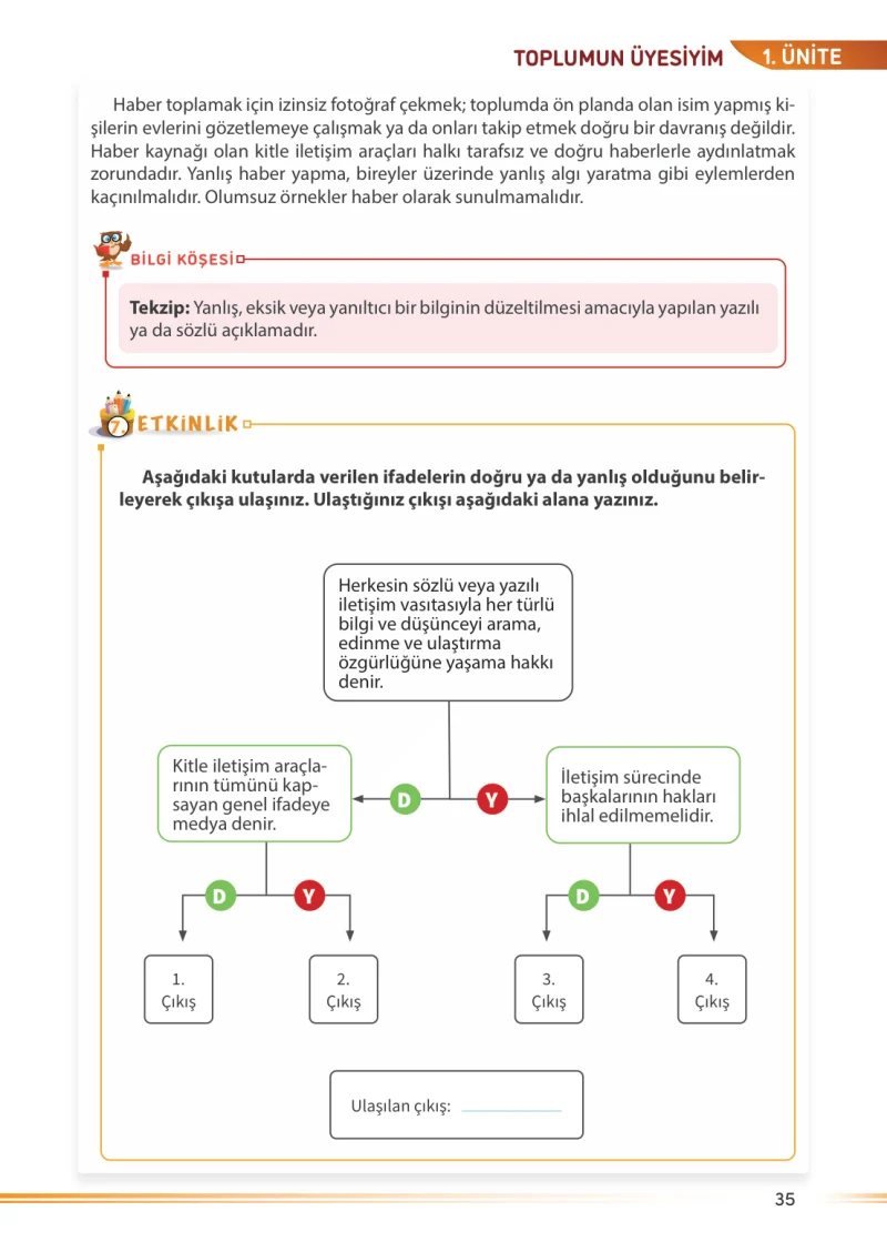 7. Sınıf Sosyal Bilgiler Ders Kitabı Cevapları Meb Yayınları Sayfa 35