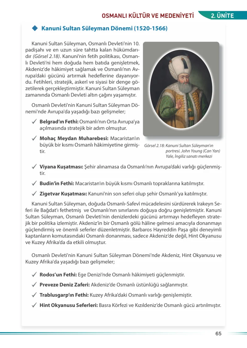 7. Sınıf Sosyal Bilgiler Ders Kitabı Cevapları Meb Yayınları Sayfa 65