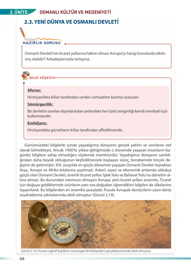7. Sınıf Sosyal Bilgiler Ders Kitabı Cevapları Meb Yayınları Sayfa 68