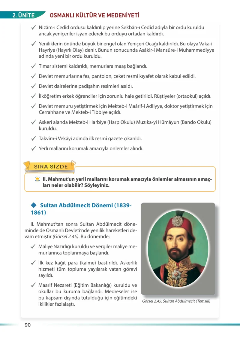 7. Sınıf Sosyal Bilgiler Ders Kitabı Cevapları Meb Yayınları Sayfa 90