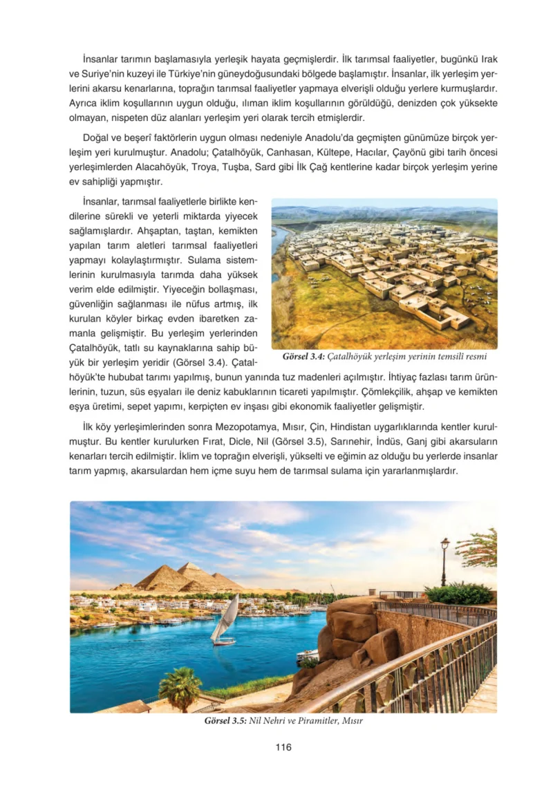 7. Sınıf Sosyal Bilgiler Ders Kitabı Cevapları Yıldırım Yayınları Sayfa 116