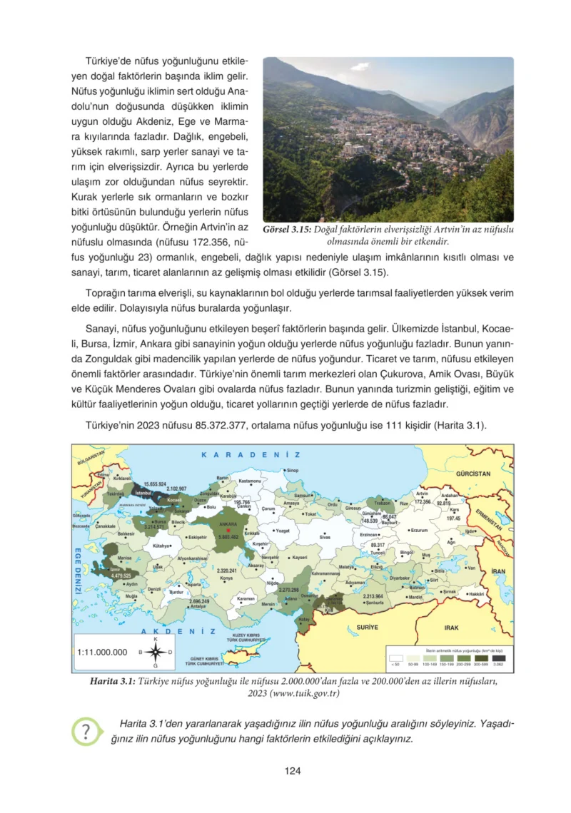 7. Sınıf Sosyal Bilgiler Ders Kitabı Cevapları Yıldırım Yayınları Sayfa 124