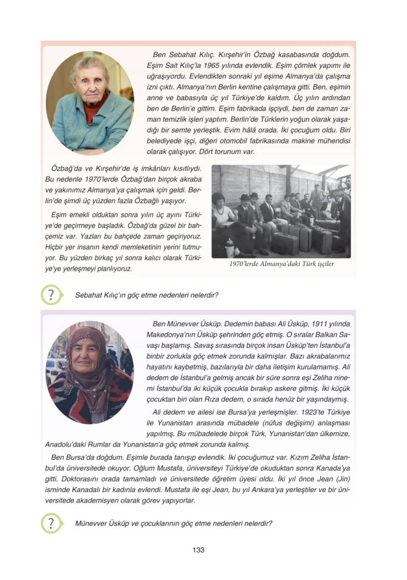 7. Sınıf Sosyal Bilgiler Ders Kitabı Cevapları Yıldırım Yayınları Sayfa 133