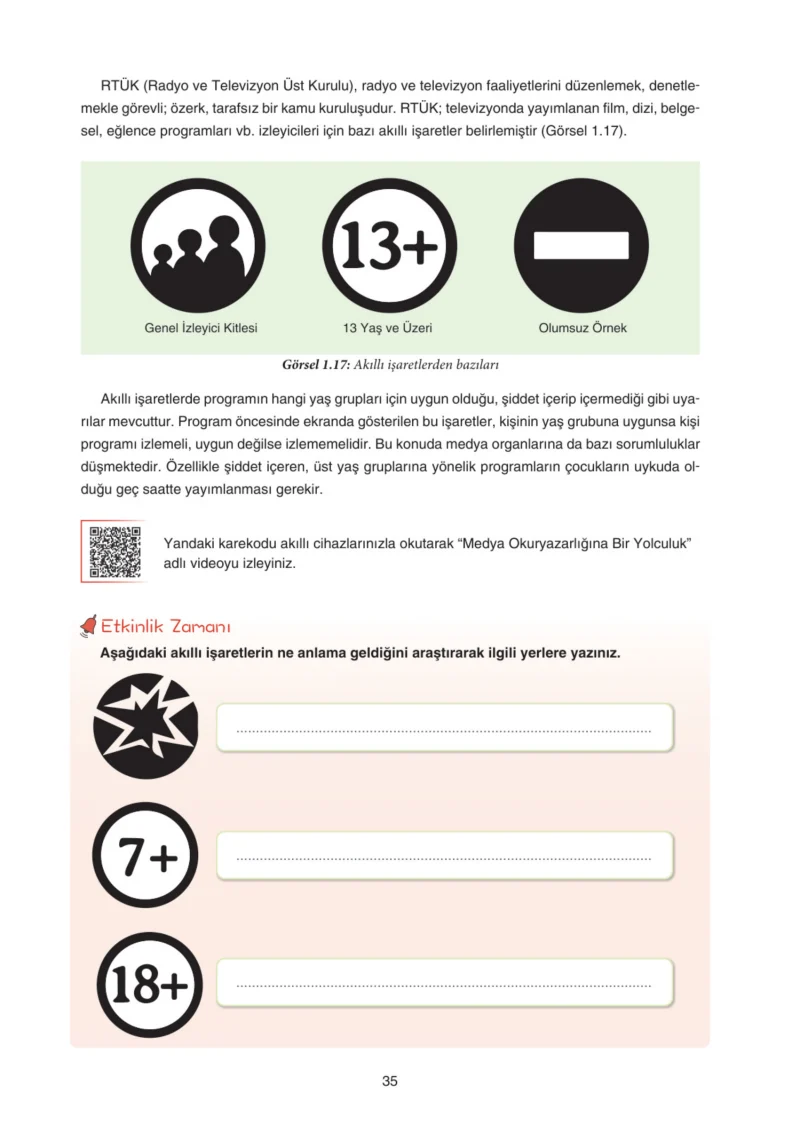 7. Sınıf Sosyal Bilgiler Ders Kitabı Cevapları Yıldırım Yayınları Sayfa 35