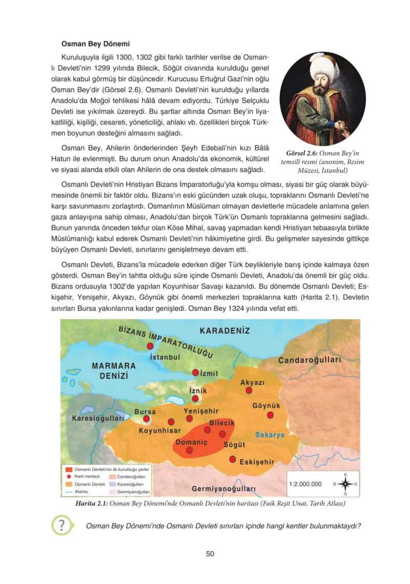 7. Sınıf Sosyal Bilgiler Ders Kitabı Cevapları Yıldırım Yayınları Sayfa 50