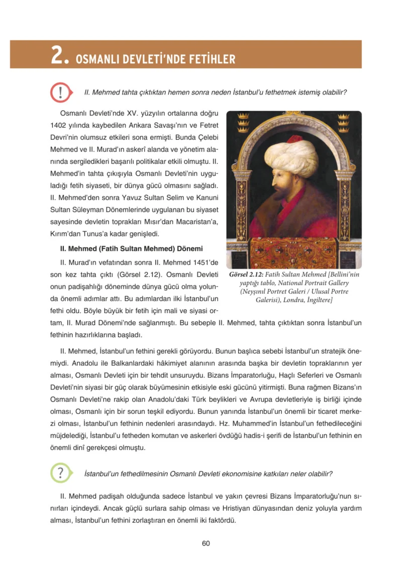7. Sınıf Sosyal Bilgiler Ders Kitabı Cevapları Yıldırım Yayınları Sayfa 60