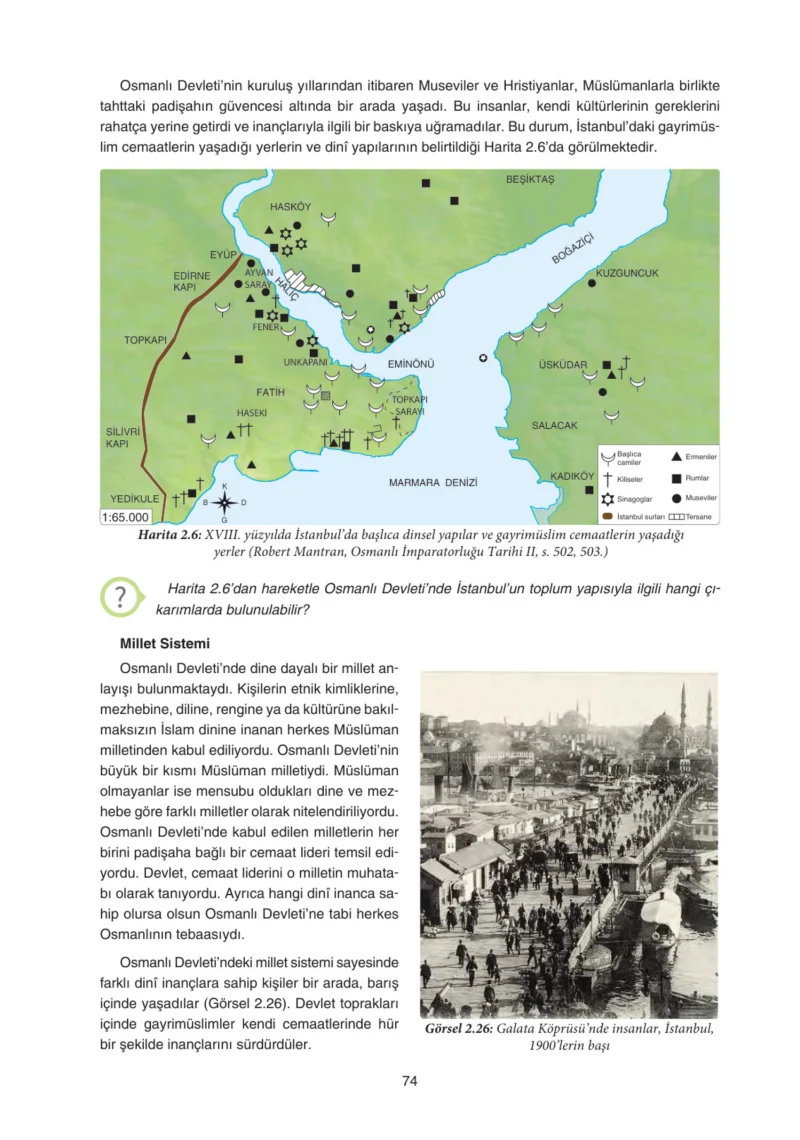 7. Sınıf Sosyal Bilgiler Ders Kitabı Cevapları Yıldırım Yayınları Sayfa 74