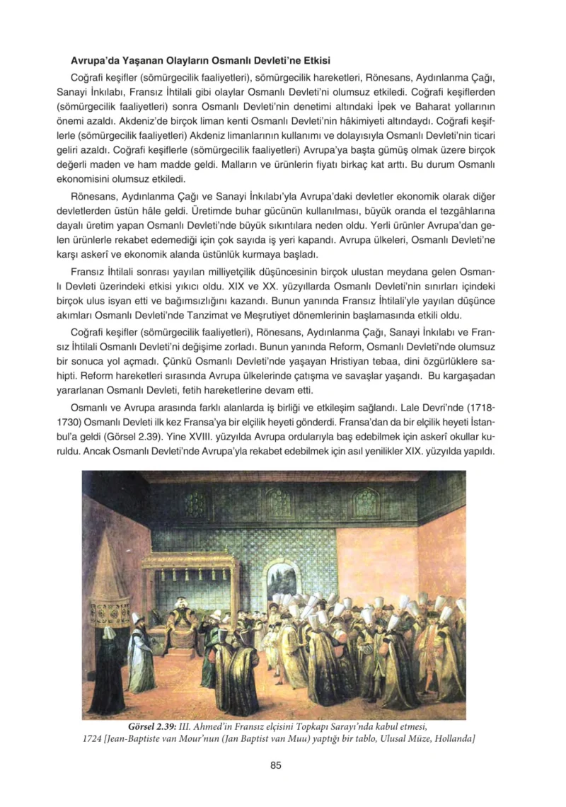 7. Sınıf Sosyal Bilgiler Ders Kitabı Cevapları Yıldırım Yayınları Sayfa 85