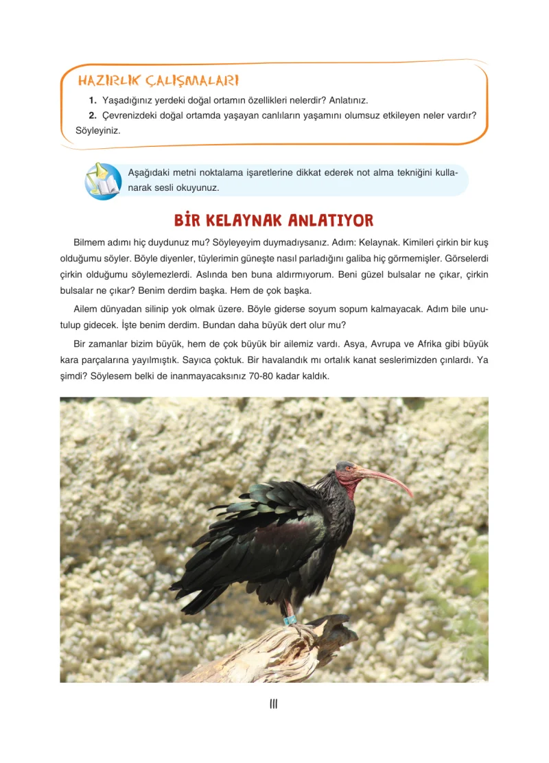7. Sınıf Türkçe Ders Kitabı Cevapları Dörtel Yayınları Sayfa 111