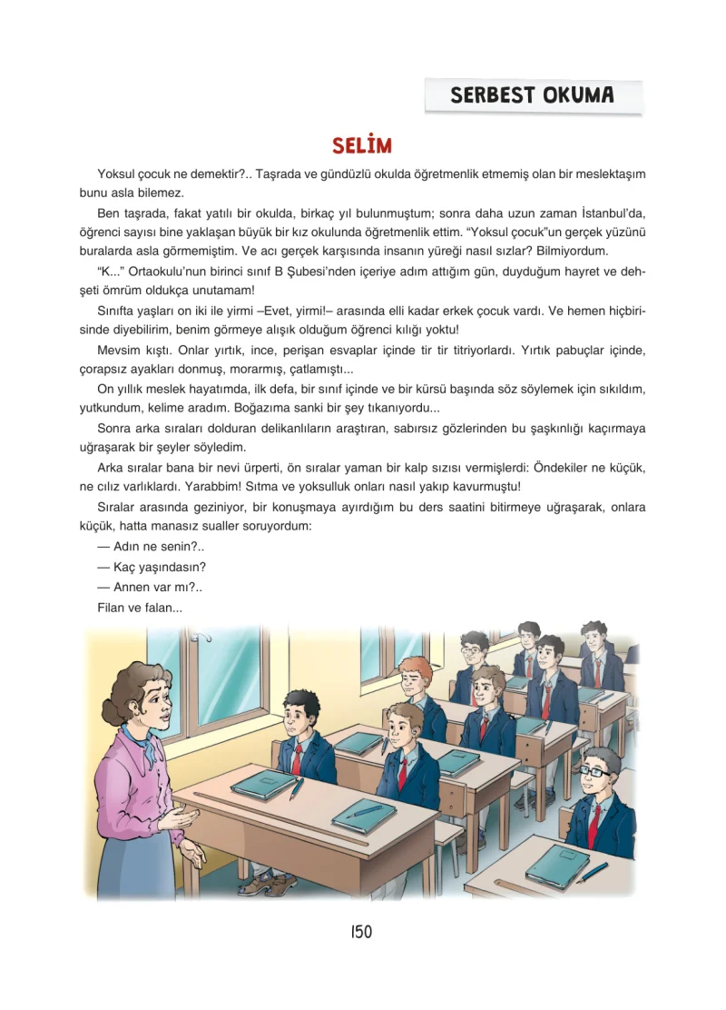 7. Sınıf Türkçe Ders Kitabı Cevapları Dörtel Yayınları Sayfa 150
