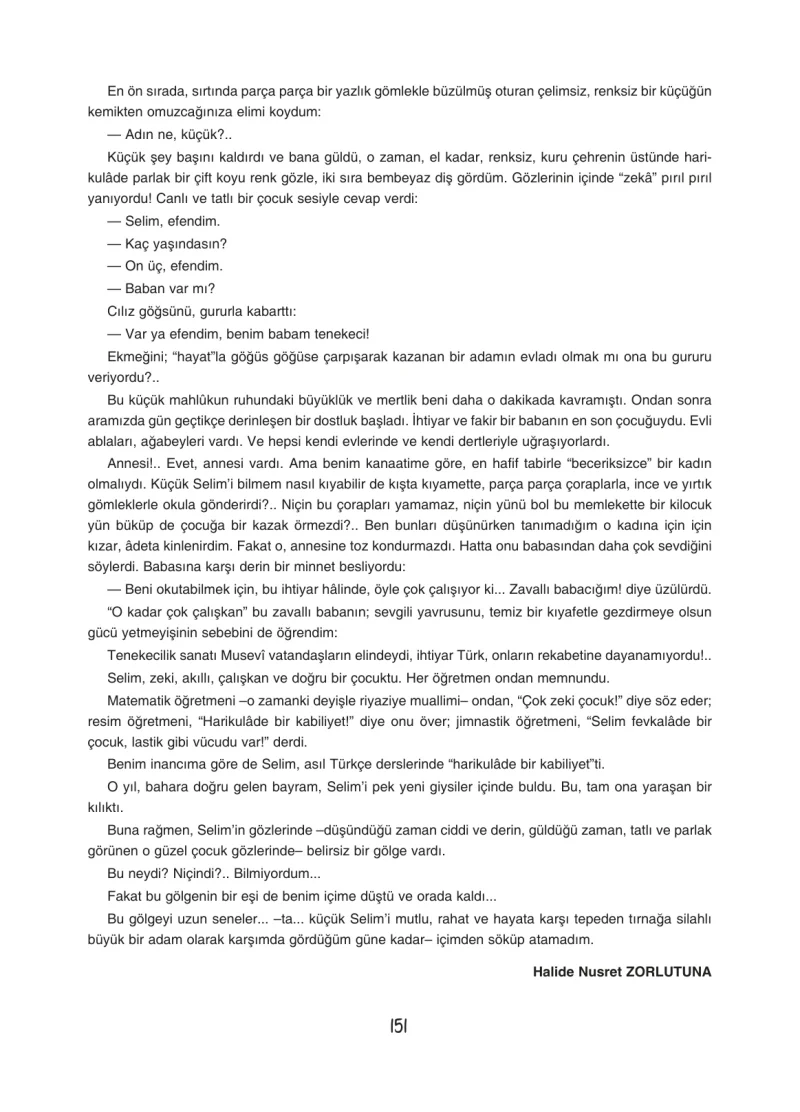 7. Sınıf Türkçe Ders Kitabı Cevapları Dörtel Yayınları Sayfa 151