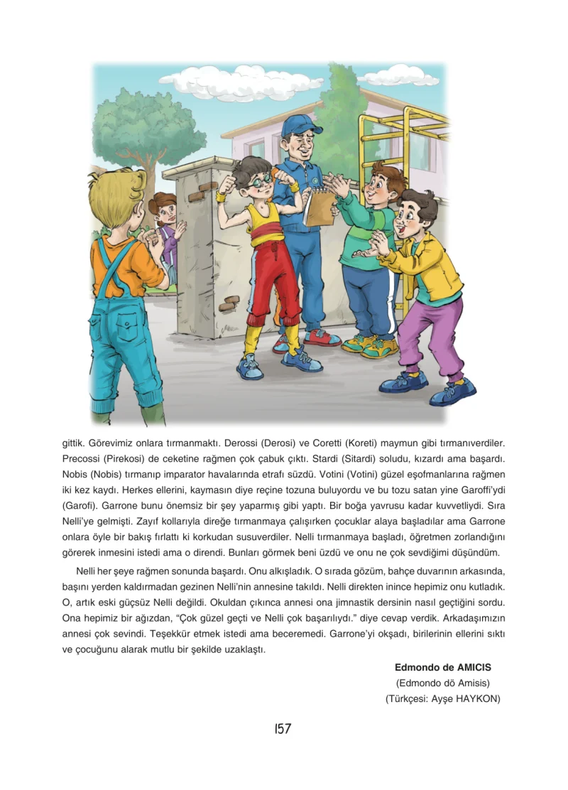 7. Sınıf Türkçe Ders Kitabı Cevapları Dörtel Yayınları Sayfa 157