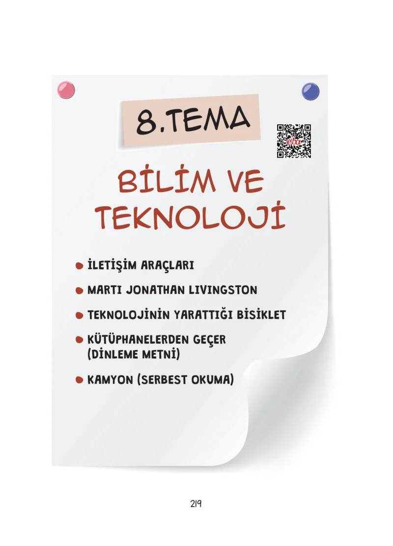 7. Sınıf Türkçe Ders Kitabı Cevapları Dörtel Yayınları Sayfa 219