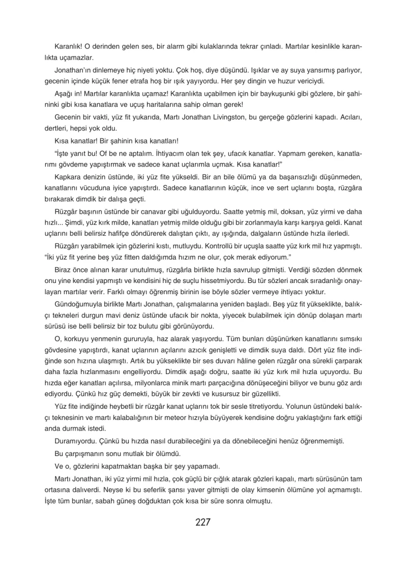 7. Sınıf Türkçe Ders Kitabı Cevapları Dörtel Yayınları Sayfa 227