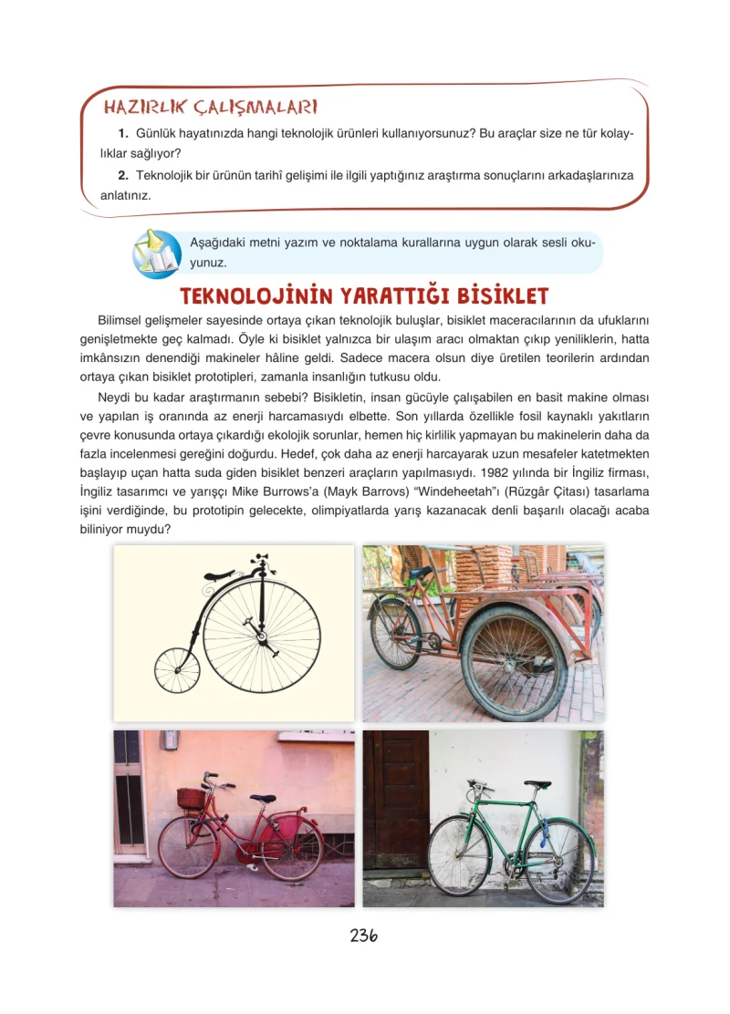 7. Sınıf Türkçe Ders Kitabı Cevapları Dörtel Yayınları Sayfa 236